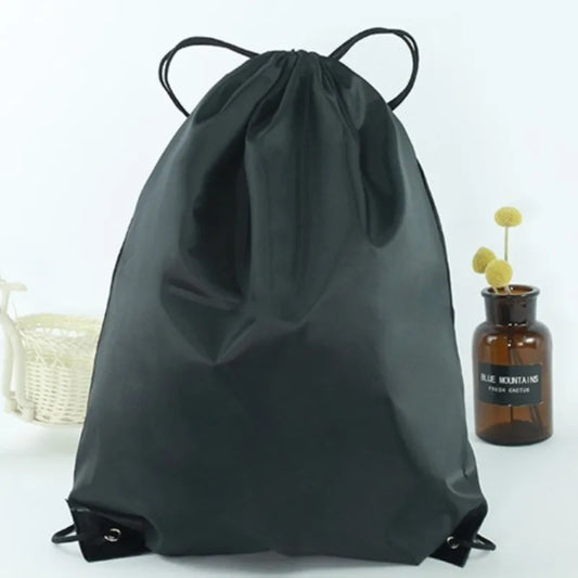 Bolsa Deportiva Portátil de Viaje Impermeable con Cordón para Gimnasio y Mochila de Montar