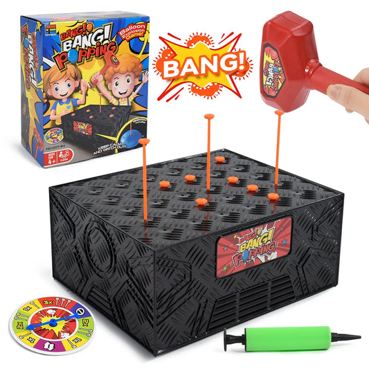 Juguete de mesa multijugador, juego de globos de explosión para golpear la caja, aventura, fiesta, Reunión, ocio, entretenimiento