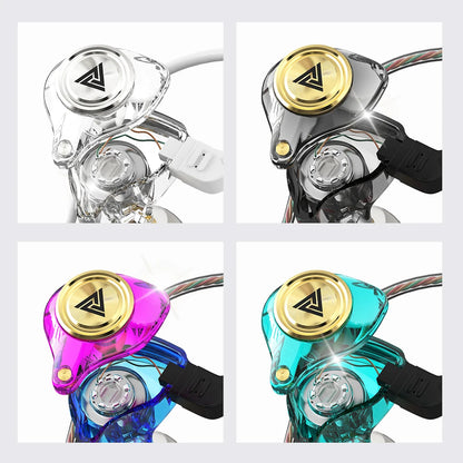 Auriculares Originales QKZ AK3 con Micrófono, Cancelación de Ruido y Sonido Estéreo para Gaming y Uso Diario