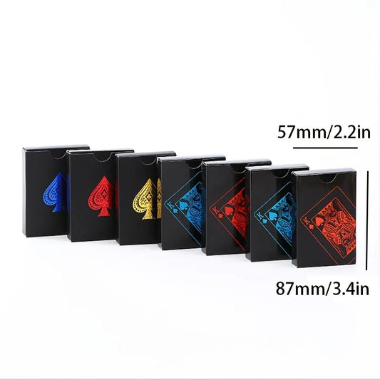 1 Pieza de Cartas de Póker Impermeables de Plástico PET - Ideal para Juegos de Mesa en Halloween, Día de Acción de Gracias y Navidad