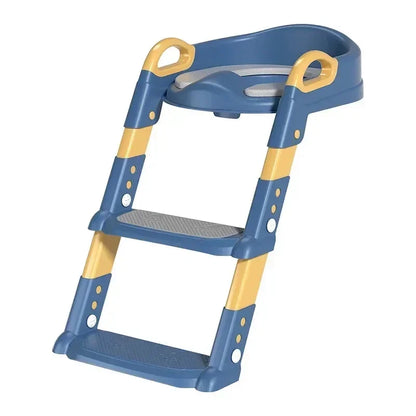 New Stepped Children's Toilet Foldable Foot Stool – Multi-functional Toilet Training Potty Ladder for Kids