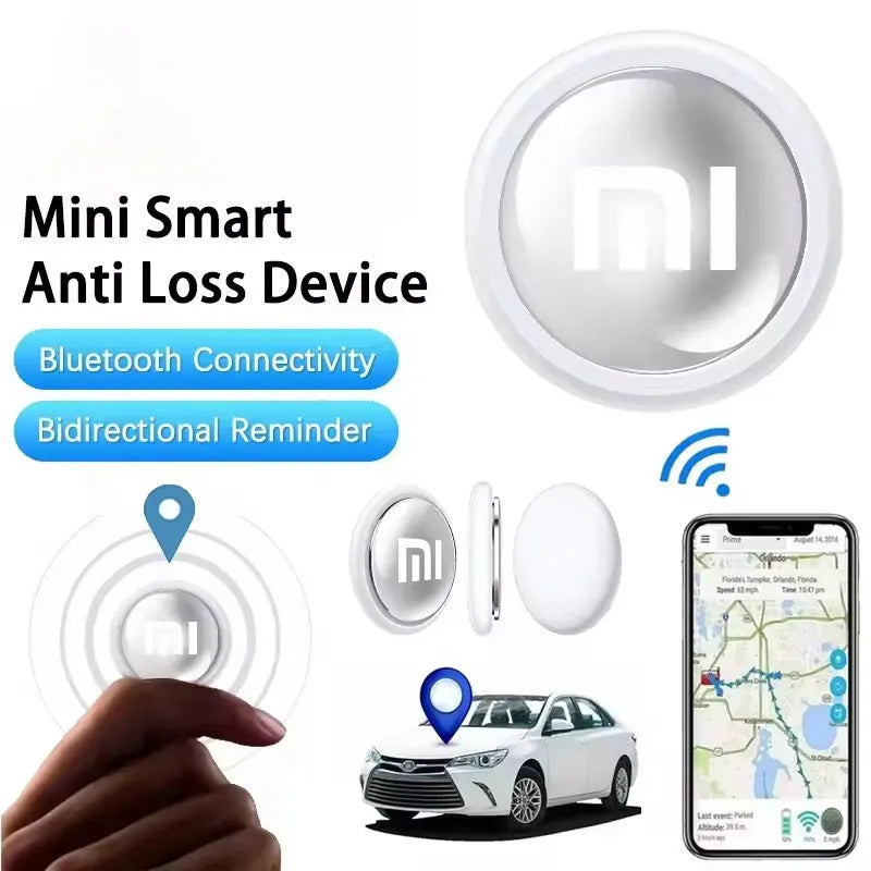 Xiaomi Rastreador Inteligente GPS para Mascotas - Mini Localizador Antipérdida Bluetooth 4.0 con App para Billetera y Llaves