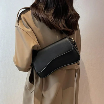 Bolsos Vintage de Cuero para Mujer: Bolso Cruzado 2024 con Solapa Pequeña, Diseño Elegante y Versátil