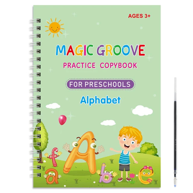 Cuaderno Mágico Reutilizable para Niños - Juguete Educativo Montessori de Escritura y Dibujo