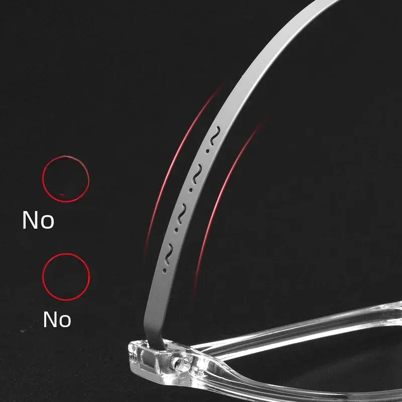 Gafas de Goma de Titanio 99103t para Estudiantes, Montura Ultraligera Tr90, Marco Cuadrado Completo, No Magnético