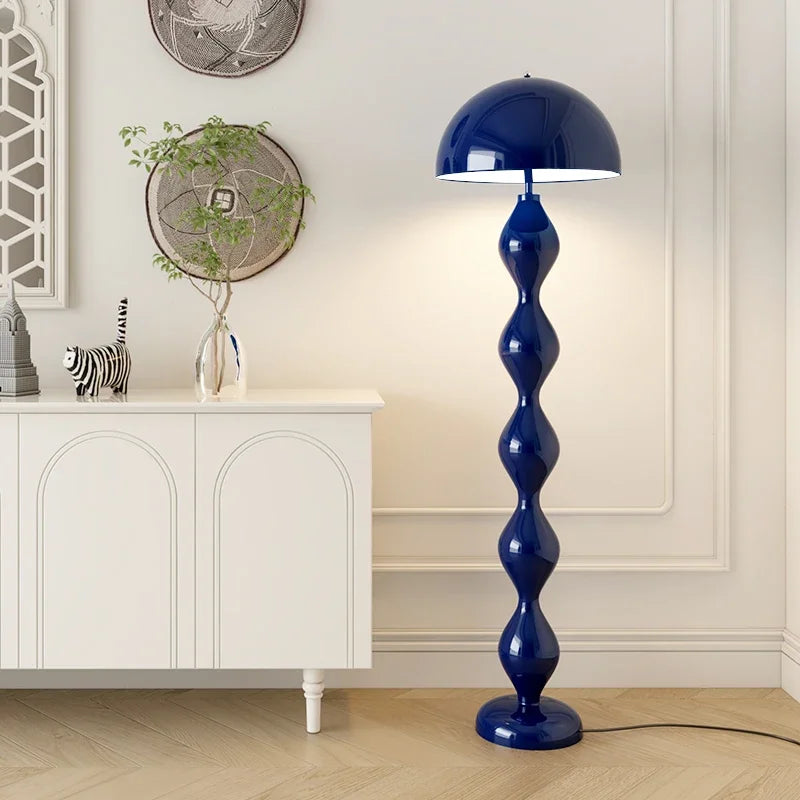 Lámpara de Pie Creativa Macaron en Forma de Seta – Luz LED para Sala, Dormitorio o Mesita de Noche con Cambio de Color