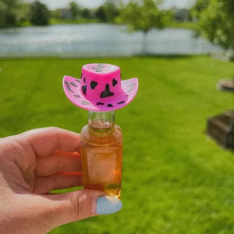 Mini Sombreros de Vaquero para Despedida de Soltera - Set de 10 Piezas para Decoración de Bebidas y Regalos Nupciales