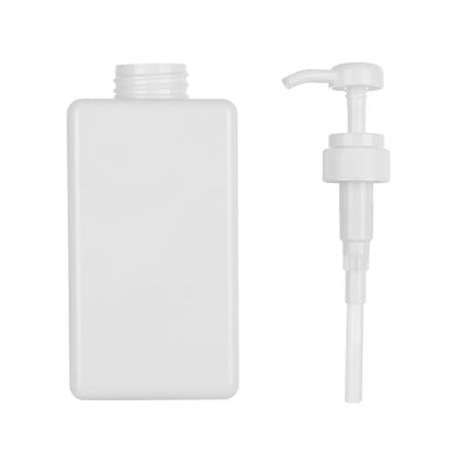 Botella Dispensadora de Jabón Líquido 100/250/450/650ml PETG Transparente para Gel de Ducha, Champú y Sanitizante de Manos - Ideal para Hogar y Viajes