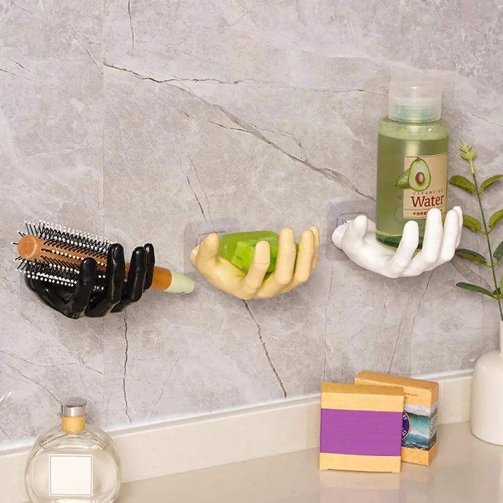 Colgador de Pared de Resina Manual - Gancho Creativo para Almacenamiento en Baño y Cocina