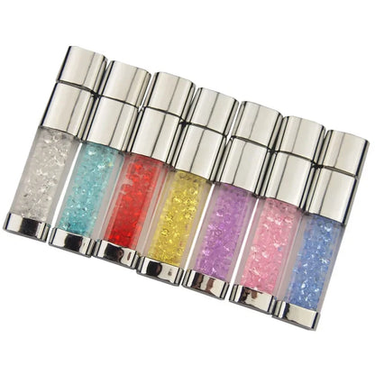 Pendrive USB con Luces LED Cristal - Memoria Flash 4GB, 8GB, 16GB, 32GB, 64GB | Almacenamiento Duradero y Elegante