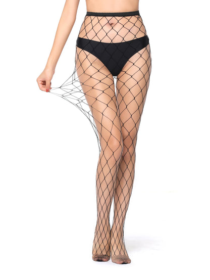 Medias de Red Sexy para Mujer - Diseño Hollow Out y Altas