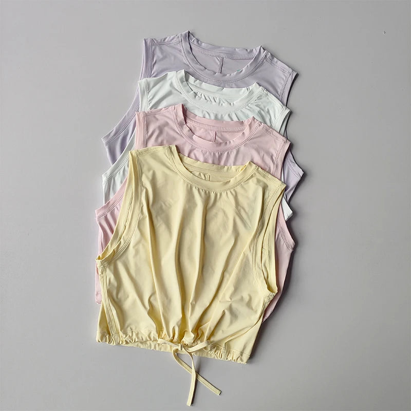 Traje de Yoga para Mujer: Chaleco Deportivo Ligero y Transpirable - Ideal para Entrenamiento y Running