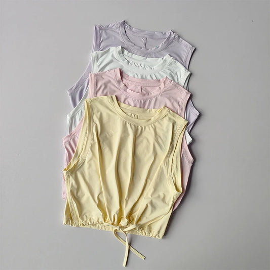 Traje de Yoga para Mujer: Chaleco Deportivo Ligero y Transpirable - Ideal para Entrenamiento y Running