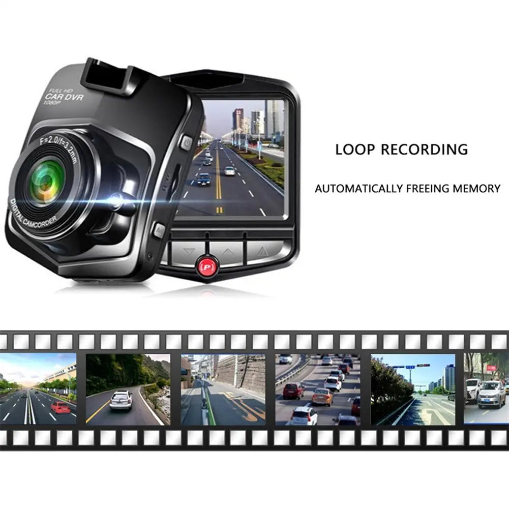 Cámara Dashcam HD 1080p para Automóvil - Grabadora DVR con Visión Nocturna y Sensor de Impacto