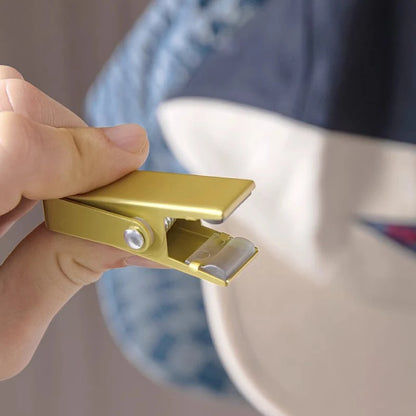 Juego de 6 Ganchos Multifuncionales de Aluminio para Ropa – Perchas Sin Costuras para Secado y Organización de Pantalones