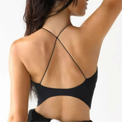 Sujetador Deportivo Push-Up para Mujeres | Sujetador de Yoga, Ballet y Gimnasio | Top de Spandex y Nylon con Almohadillas