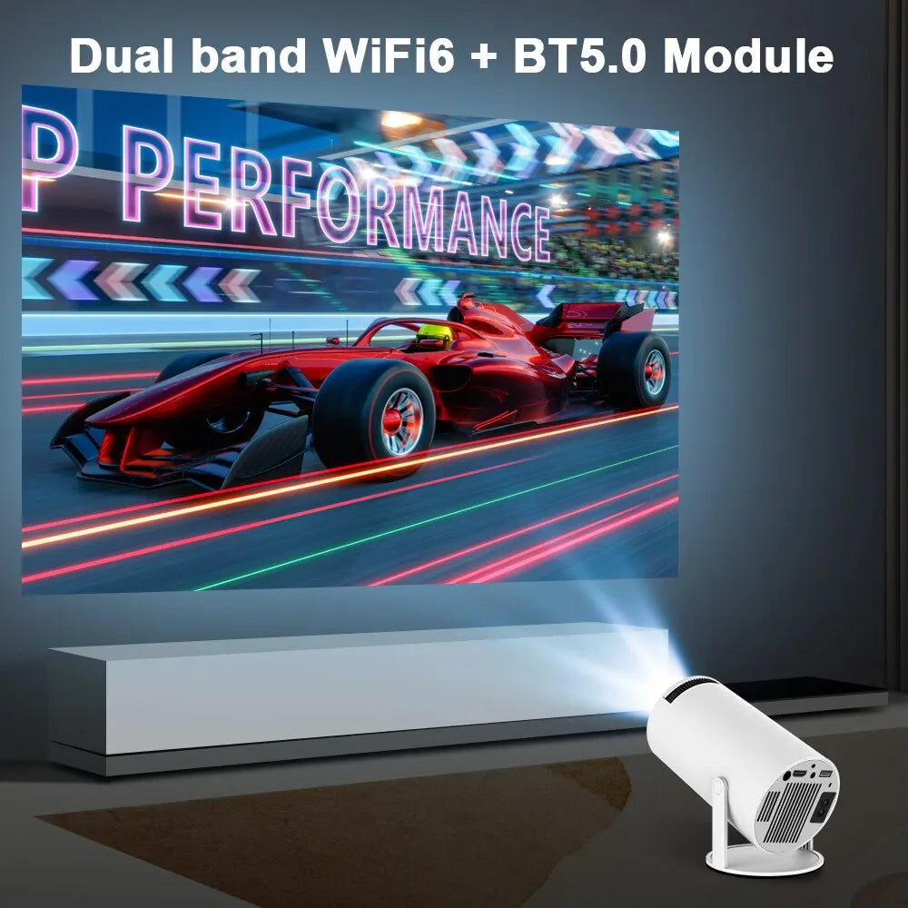 Proyector Magcubic HY300 4K Android 11 | Doble Wifi6 200 ANSI | Allwinner H713 | BT5.0 | Cine en Casa 1080P 1280x720P