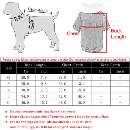 Abrigo y Chaqueta de Invierno para Perro Pequeño y Mediano, Ropa Térmica para Cachorros Chihuahua y Yorkies