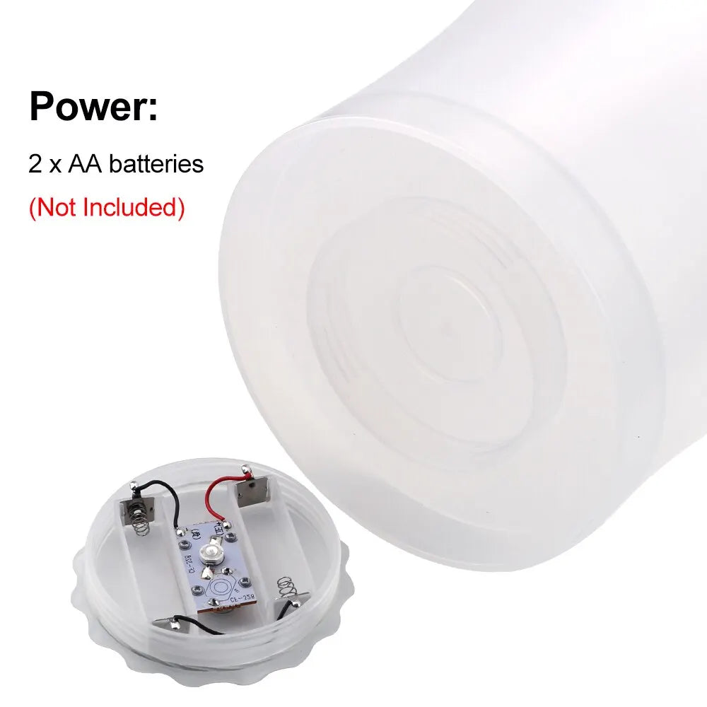 Cubo de hielo LED impermeable para bares, cubos de cerveza, champán, fiesta nocturna, 5L, 6 colores