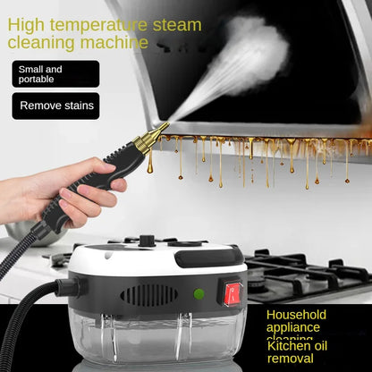 Limpiador de Vapor de Alta Temperatura - Esterilizador a Presión para Cocina, Automóviles y Hogar | 2500W, 900ml