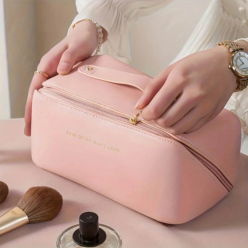 Organizador de Maquillaje para Mujeres - Estuche de Cosméticos de Lujo con Diseño Elegante para Viajes y Uso Diario