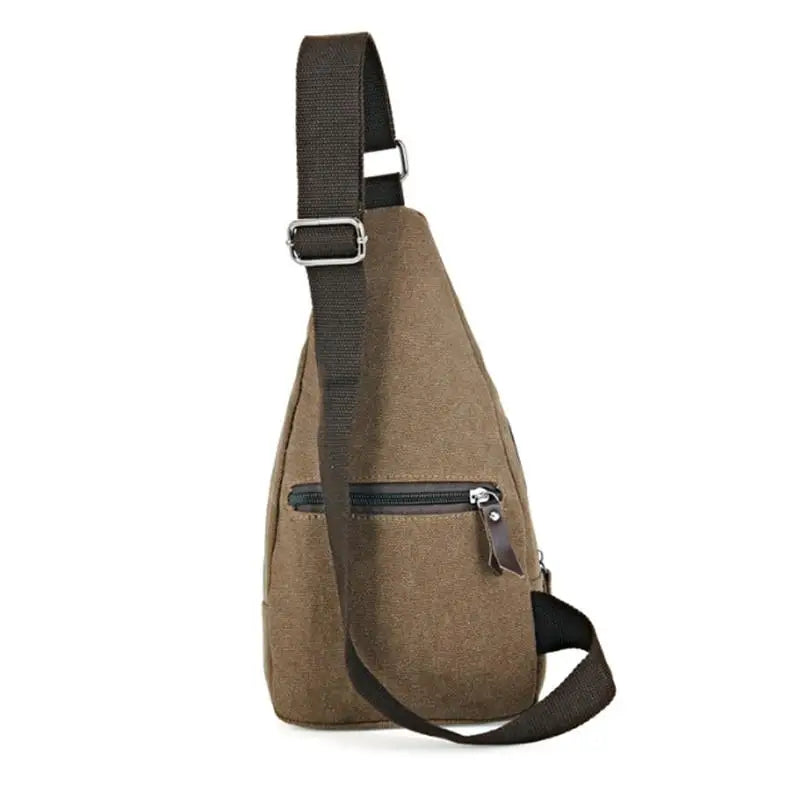 Bolsa de Hombro para Hombre de Lona – Bandolera Crossbody, Mochila de Cintura y Messenger para Viaje y Deporte