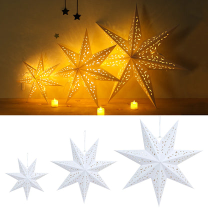 Colgante Estrella Hueca para Navidad – Decoración Navideña para el Hogar y Año Nuevo