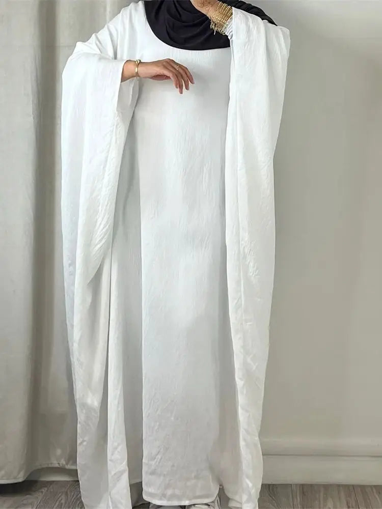 Vestido largo de lino para mujer, elegante y cómodo, con mangas largas, estilo bohemio, primavera/verano