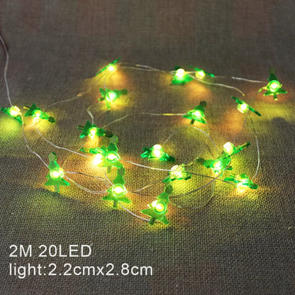 Guirnalda de Luces LED con Papá Noel y Muñeco de Nieve – Decoración Navideña de 2 Metros para Árboles y Hogar