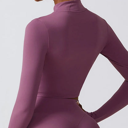Top de Gimnasio con Cremallera para Mujer: Estilo Sexy y Transpirable