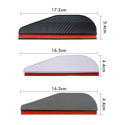 2PCS Visera Protectora para Retrovisor - Protector Antilluvia de Fibra de Carbono para Espejo Retrovisor de Auto