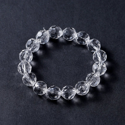 Cuentas Acrílicas Facetadas Transparentes Blancas - 4-16mm - Set de 10 a 300 Piezas para Pulseras y Collares - Accesorios de Fabricación de Joyas