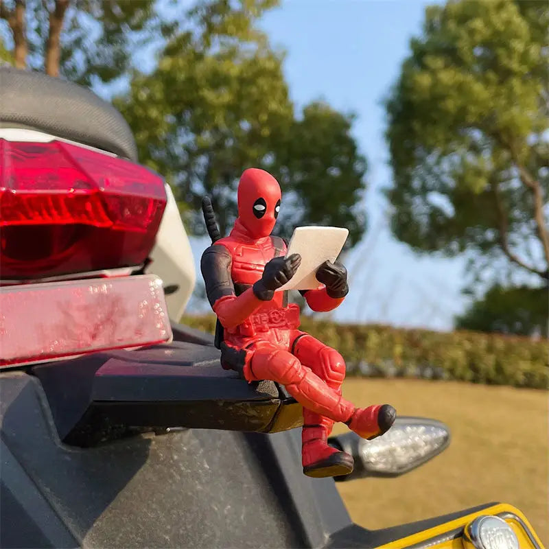 Figura de Acción de Deadpool - Adorno de Interior para Automóvil, Mini Figura de Colección
