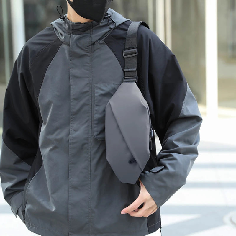 Bolso de Cintura para Hombre - Fanny Pack Minimalista para Deportes y Running, Resistente al Agua y Estilo Crossbody
