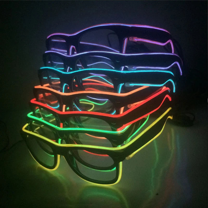Gafas Luminosas LED – Accesorio Brillante para Fiestas y Festivales