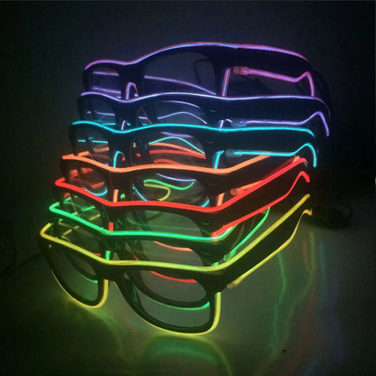 Gafas Luminosas LED – Accesorio Brillante para Fiestas y Festivales