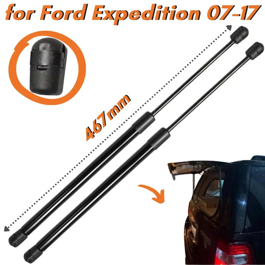 2 Pcs Amortiguadores de Gas para Ventanas Traseras Ford Expedition y Lincoln Navigator (2007-2017) - Soportes de Elevación de 18.39 pulgadas