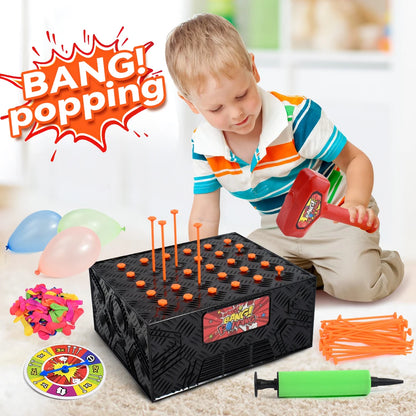 Juguete de mesa multijugador, juego de globos de explosión para golpear la caja, aventura, fiesta, Reunión, ocio, entretenimiento