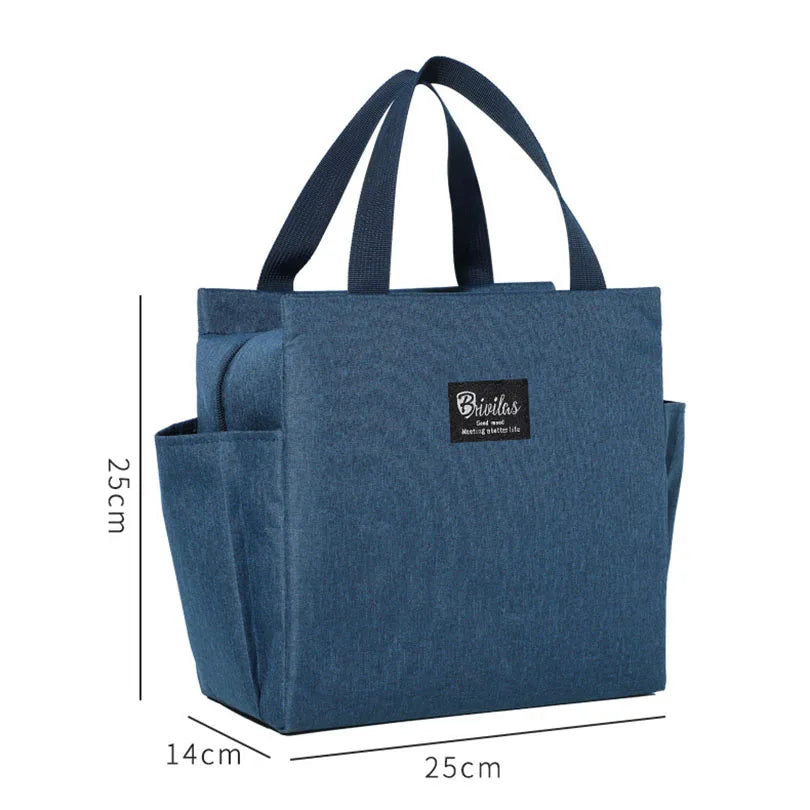 Bolsa Térmica Multifuncional de Gran Capacidad | Bolsa Térmica Impermeable Oxford con Cierre para Mujeres | Bolsa de Almuerzo, Picnic y Comida