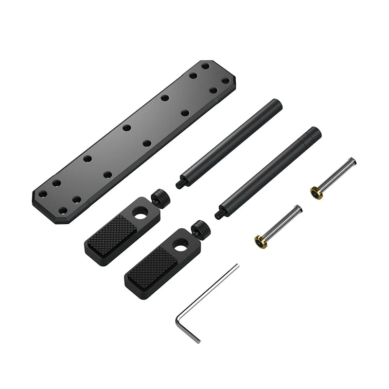 TEUCER VC-3 Soporte de Tarjeta Gráfica Dual Pillar para PC – Bracket de Aluminio para GPU – Accesorios DIY para Ventiladores 12/14 cm