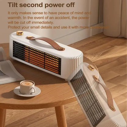 Calentador Eléctrico Portátil para Interiores – Calefactor Eficiente de 800W con Protección de Seguridad y Calentamiento Rápido