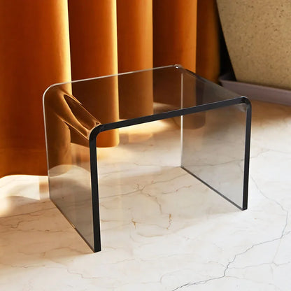 Mini Taburete Acrílico INS - Taburete Multifuncional para Hogar, Sala de Estar y Dormitorio