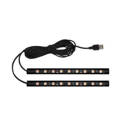 Luz LED de pie ambiental para Interior de coche, iluminación de retroiluminación USB, 5V, lámpara de neón de atmósfera decorativa automática, accesorios para vehículos