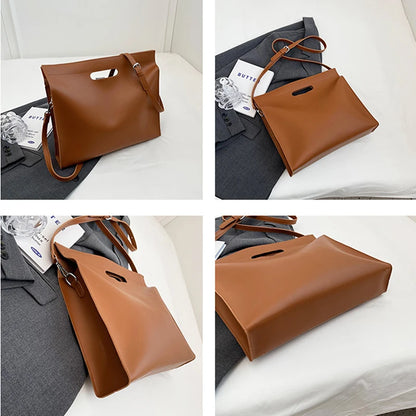 Bolso de Laptop de Lujo para Mujer - Maletín de Oficina Personalizado, Bolsa Crossbody de Gran Capacidad, Hecho en Cuero PU