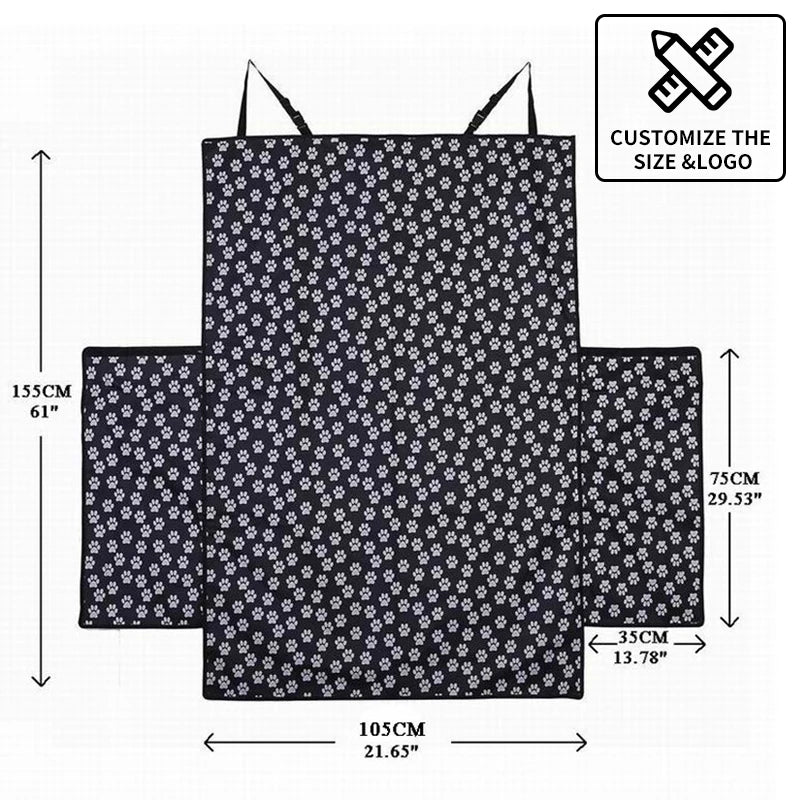 Protector de asiento de coche para mascotas, alfombrilla para maletero, funda protectora para transporte de gatos y perros, soporte para coche