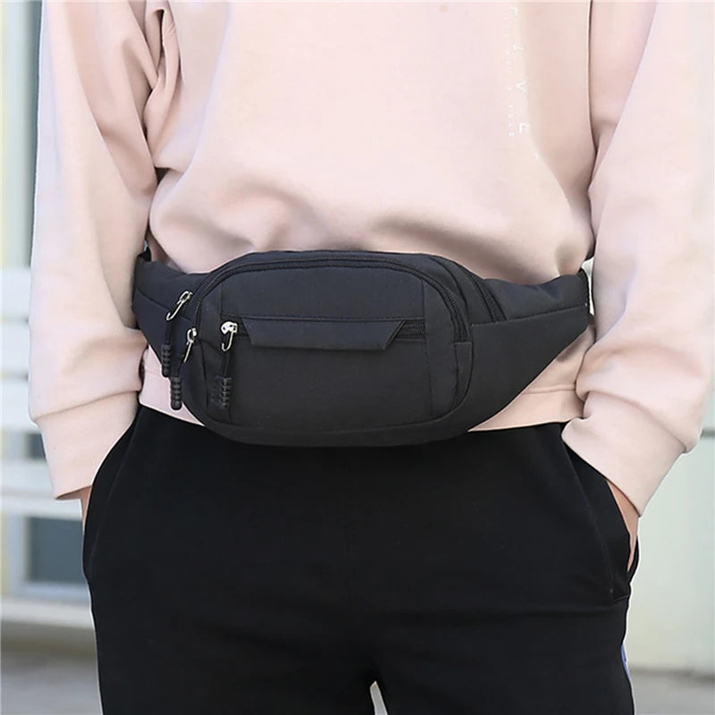 Bolso de Pecho Masculino Impermeable de Oxford: Bolso de Deportes Exterior Estilo Coreano