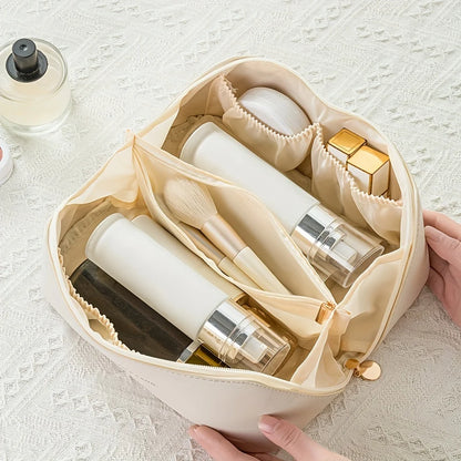 Organizador de Maquillaje para Mujeres - Estuche de Cosméticos de Lujo con Diseño Elegante para Viajes y Uso Diario