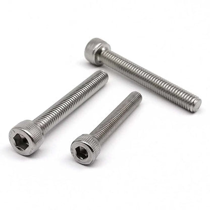 Tornillos de Cabeza Hexagonal Allen de Acero Inoxidable 304 A2 – 5/10 Piezas de Longitud Ultra Larga 100mm (M3, M4, M5, M6, M8, M10)