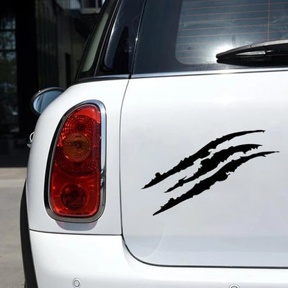 Adhesivo Reflectante de Garras de Monstruo para Auto – Decal de Arañazos y Rayas, Accesorios de Carro con Diseño de Huellas de Dinosaurio