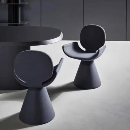 Silla de Comedor con Reposabrazos - Muebles Modernos de Lujo para Sala de Estar y Dormitorio, Diseño Único en Color Negro